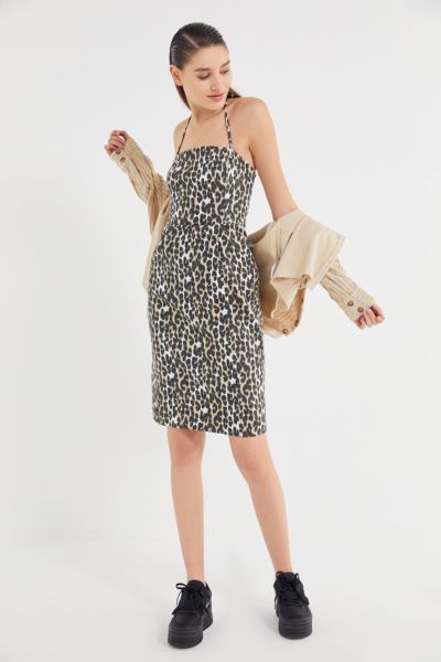 leopard dress urban outfitters