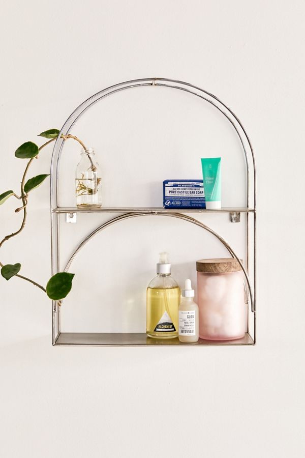 Slide View: 1: Arc Double Wall Shelf
