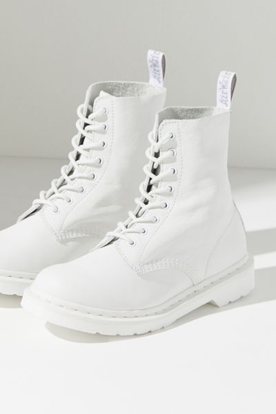 white dr martens mono