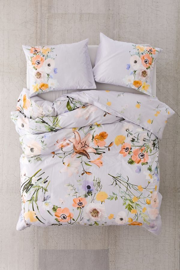 Phoebe Floral Tassel Duvet Cover Urban Outfitters