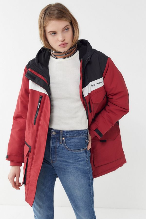 iets frans… Expedition Colorblock Zip-Front Parka Coat | Urban Outfitters