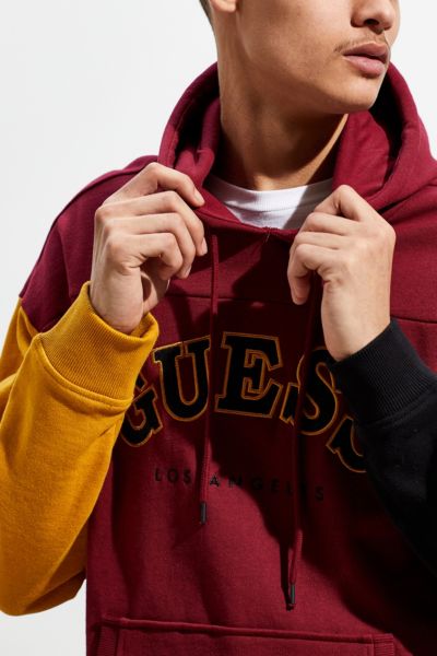 guess roy colorblock hoodie