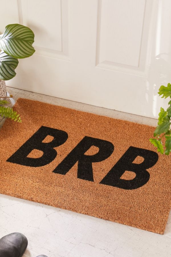Brb Doormat Urban Outfitters