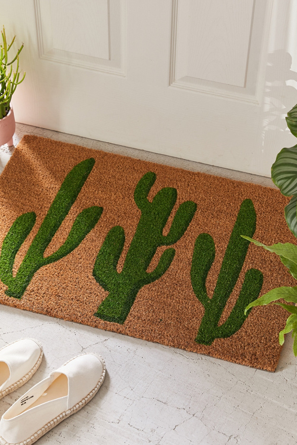 Cactus Doormat Urban Outfitters