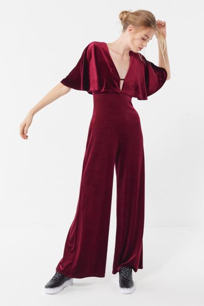 velvet jumpsuit urban outfitters