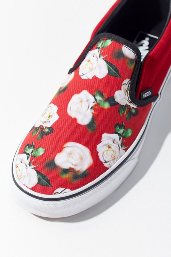 Vans Blurred Floral Slip-On Sneaker | Urban Outfitters