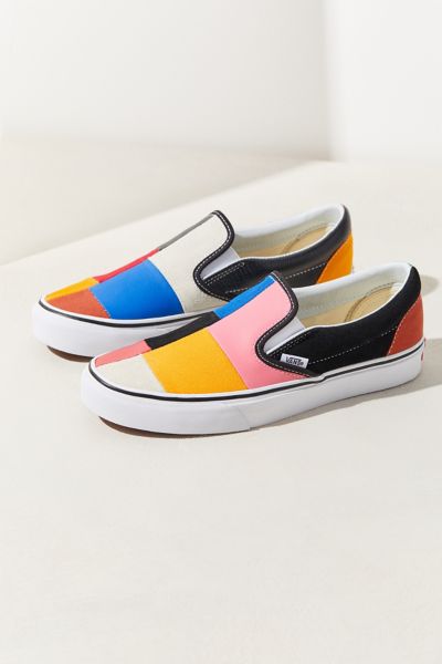 vans patchwork slip on