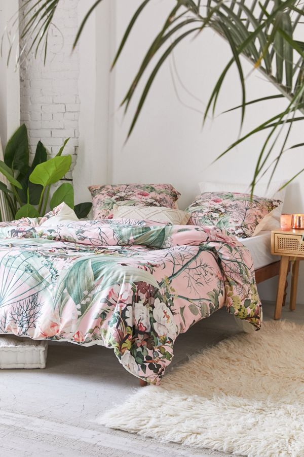 Slide View: 1: 83 Oranges For Deny Botanic Duvet Cover
