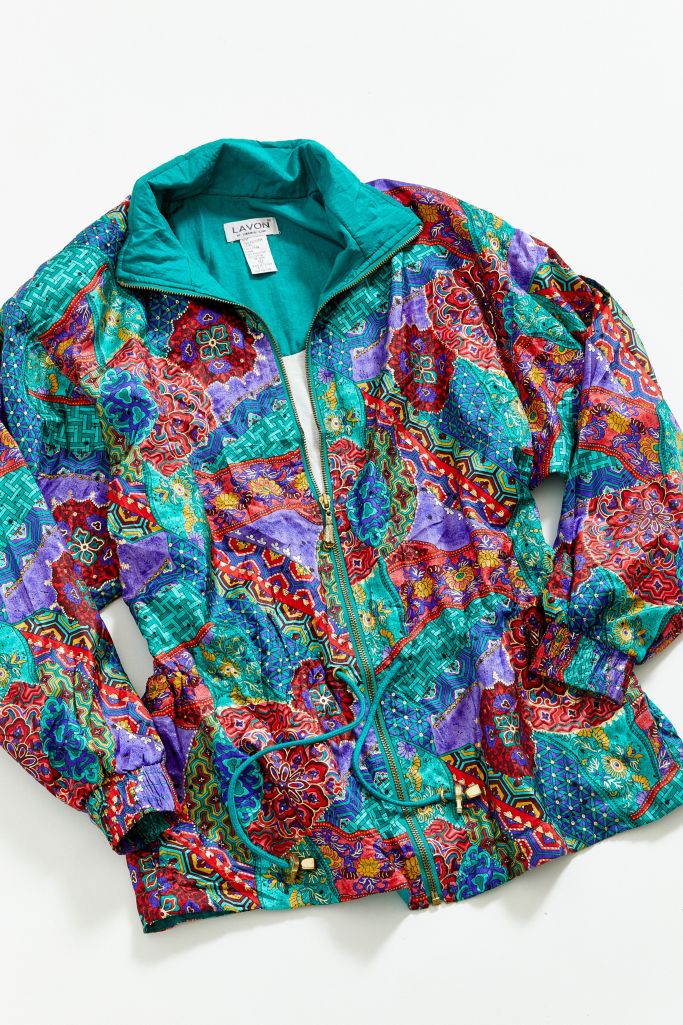 Vintage ‘90s Funky Patterned Jacket | Urban Outfitters