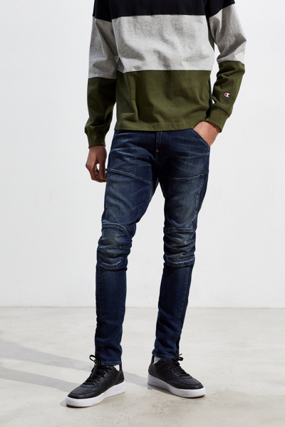 5620 3d ankle zip skinny jeans