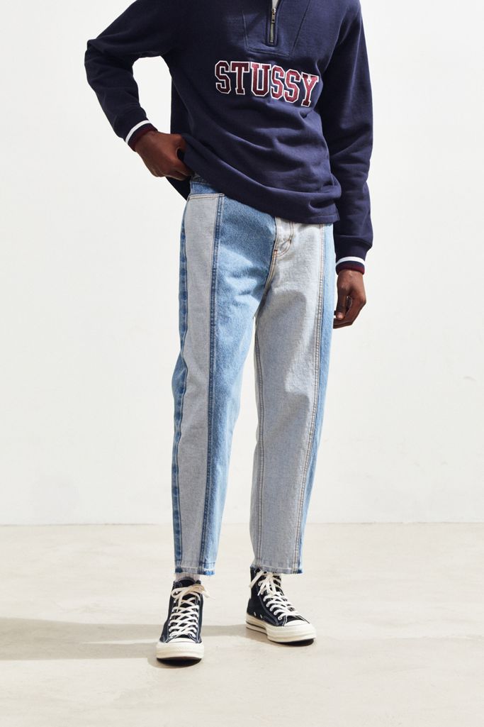 BDG Vertical Panel Straight Cropped Jean | Urban Outfitters Canada