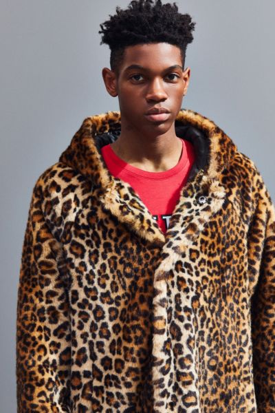 urban outfitters leopard jacket