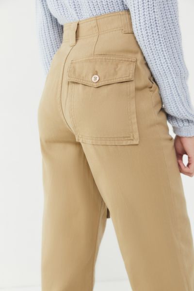 BDG High-Rise Cuffed Utility Pant | Urban Outfitters