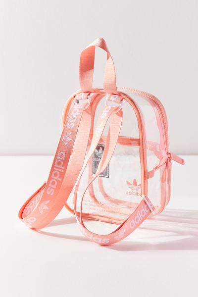 adidas clear pink backpack