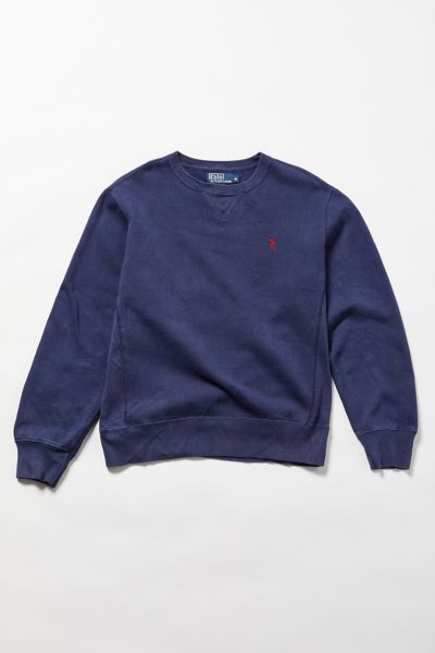 navy blue ralph lauren sweatshirt