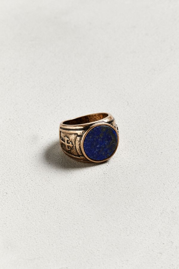 Blue Stone Ring Urban Outfitters