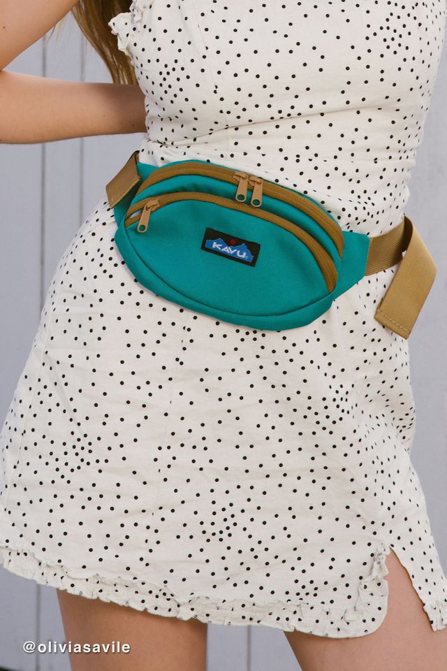 KAVU Spectator Teal Belt Bag Urban Outfitters