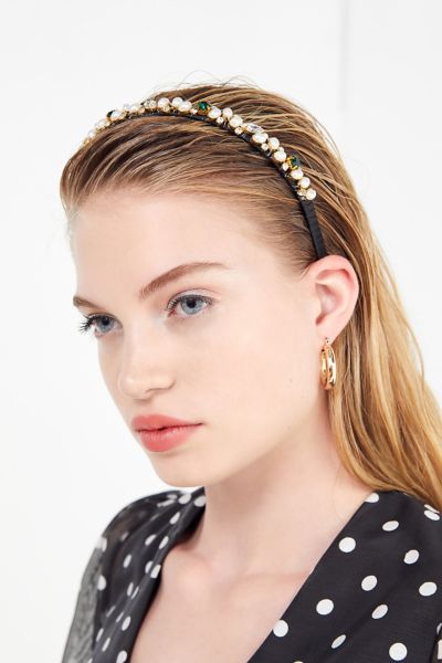 Soiree Bedazzled Headband | Urban Outfitters