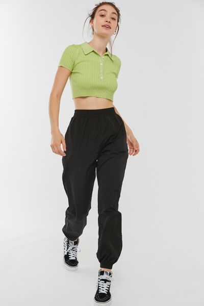 nylon womens joggers