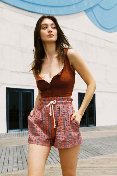 urban outfitters paper bag shorts