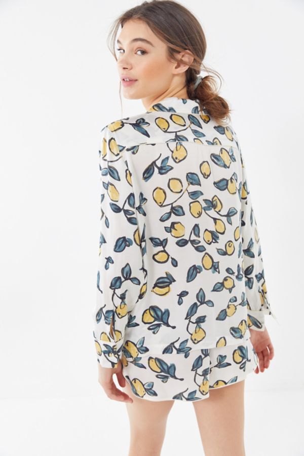 button down pajama top