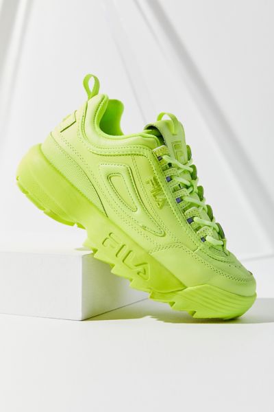 neon fila sneakers
