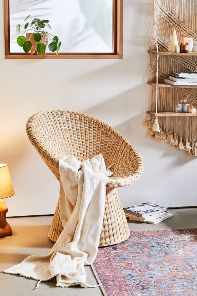 Pierce Wicker Chair Urban Outfitters