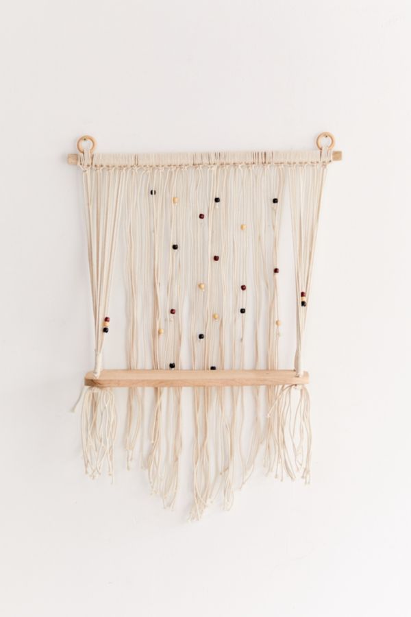 Rosalie Macramé Hanging Shelf Urban Outfitters