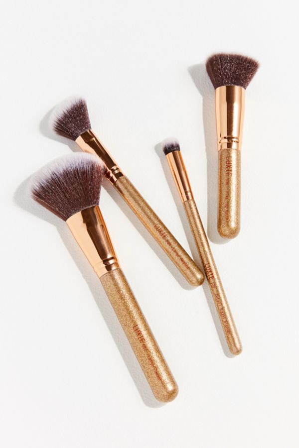 Luxie Luminous Face 4-Piece Brush Set | Urban Outfitters