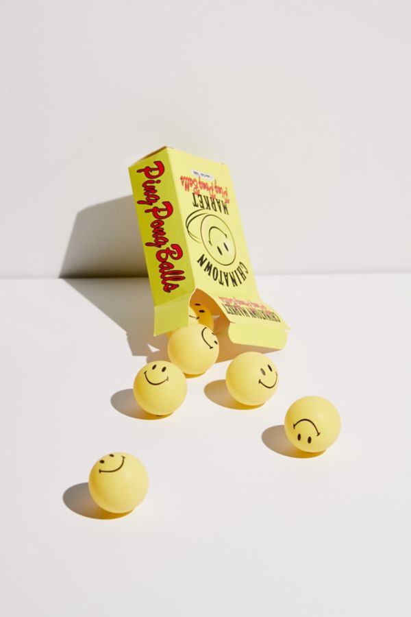 Chinatown Market X Smiley Uo Exclusive Smiley Ping Pong Ball Set