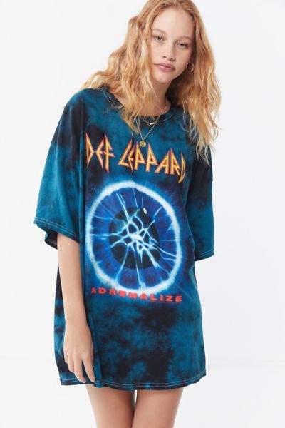 def leppard tie dye shirt