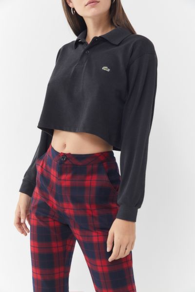 cropped polo long sleeve