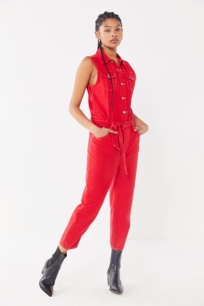 levi's red jumpsuit