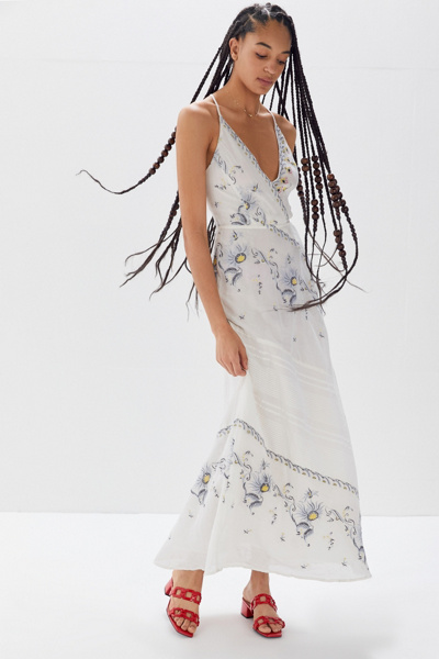 urban outfitters white maxi dress