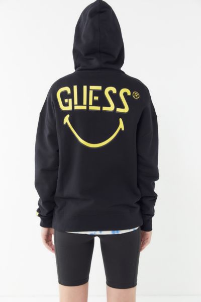 guess x chinatown market x smiley uo exclusive denim trucker jacket