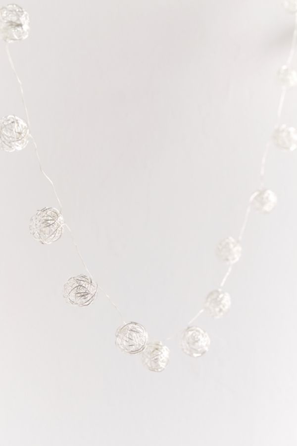 Woven Globe String Lights Urban Outfitters