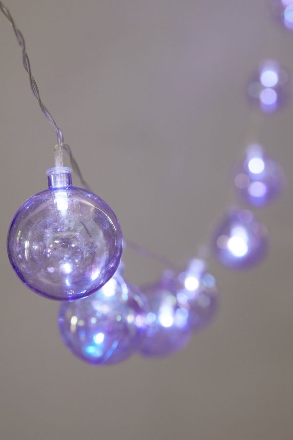 Iridescent Globe String Lights Urban Outfitters