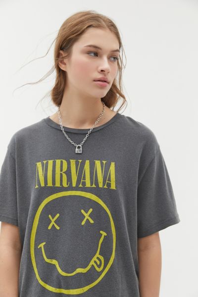 nirvana t shirt urban outfitters