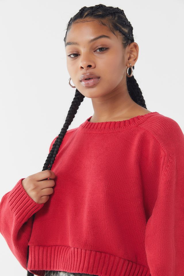 Urban Renewal Recycled Cropped Sweater Urban Outfitters Canada 2033