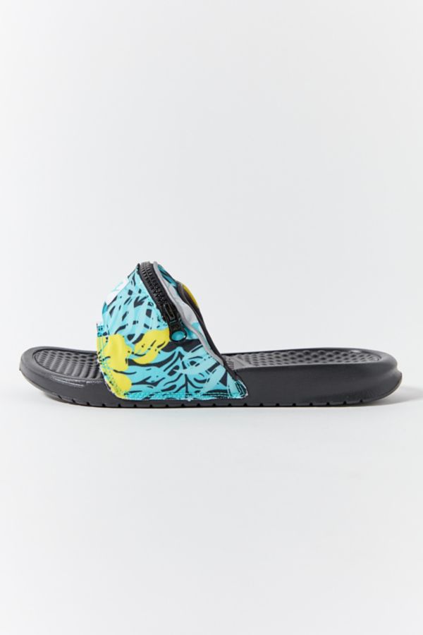 benassi slides fanny pack
