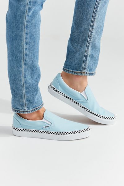 vans slip on sidewall checkerboard