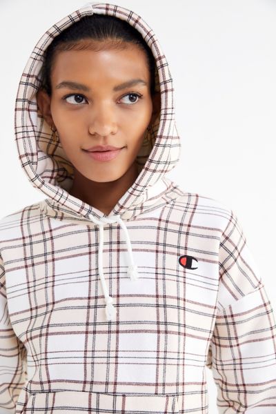 champion plaid sweatshirt