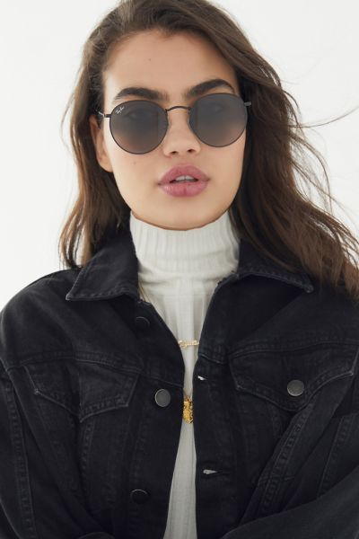 ray ban round metal sale