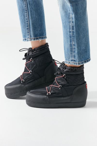 hunter quilted snow boots