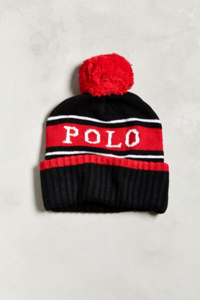 ralph lauren pom pom beanie
