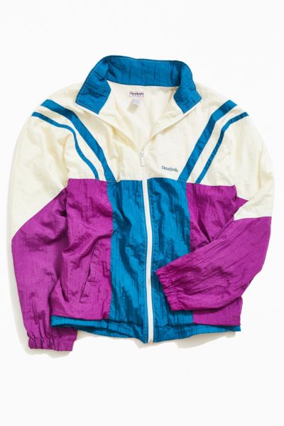 90s Colorblock Windbreaker Jacket 