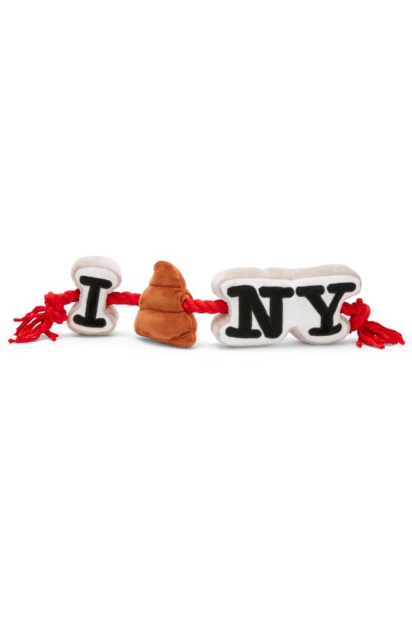 Slide View: 1: BARK I "Love" New York Dog Toy