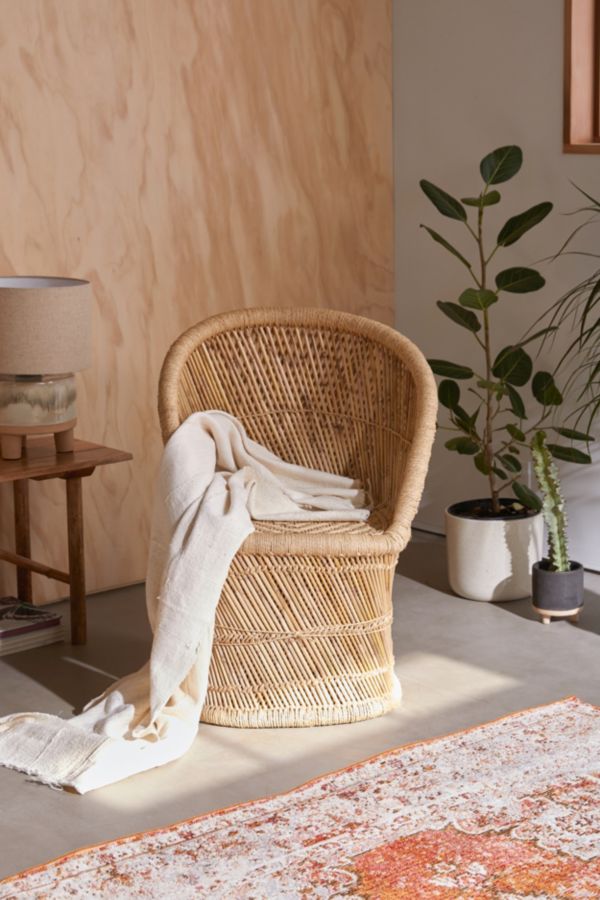 Willow Wicker Chair Urban Outfitters