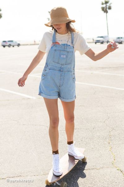 levis denim shortalls