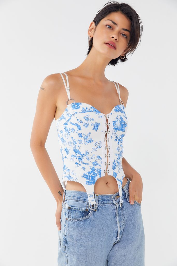 For Love & Lemons Pierre Bustier Top | Urban Outfitters